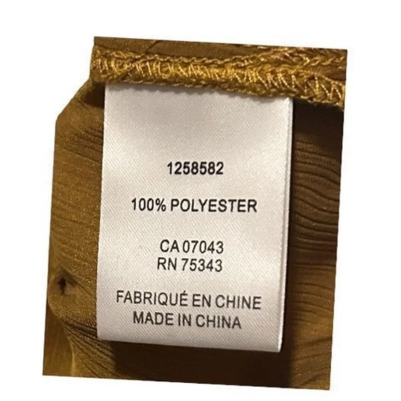 NWOT Joie Sleeveless Deep Gold Split-neck Tunic - Picture 5 of 7